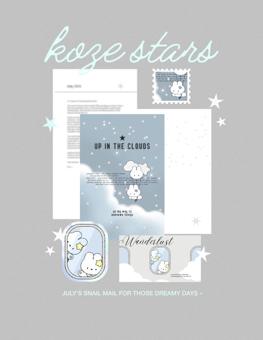 the koze post - monthly mail club / july